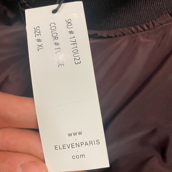 NW Eleven Paris Men Suxy Bomber Fudge, XL - Picture 4 of 4